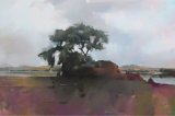 Teign Estuary Devon, oil canvas 76 x 122cm