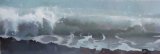 The Wave Nice. Oil on canvas, 40 x 122 cm.