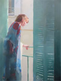 The Window Nice, oil on canvas 86 x 66cm
