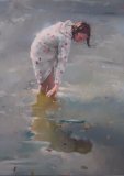 Thr River, oil on canvas 86 x 61cm