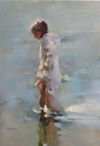 Paddling.86 x 61cm, oil on canvas. Unavailable.