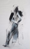 leaning figure