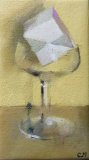 yellow Picture, oil on canvas 9 x 7cm