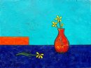 Red vase