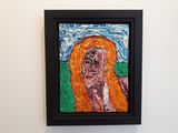 Lady kneeling