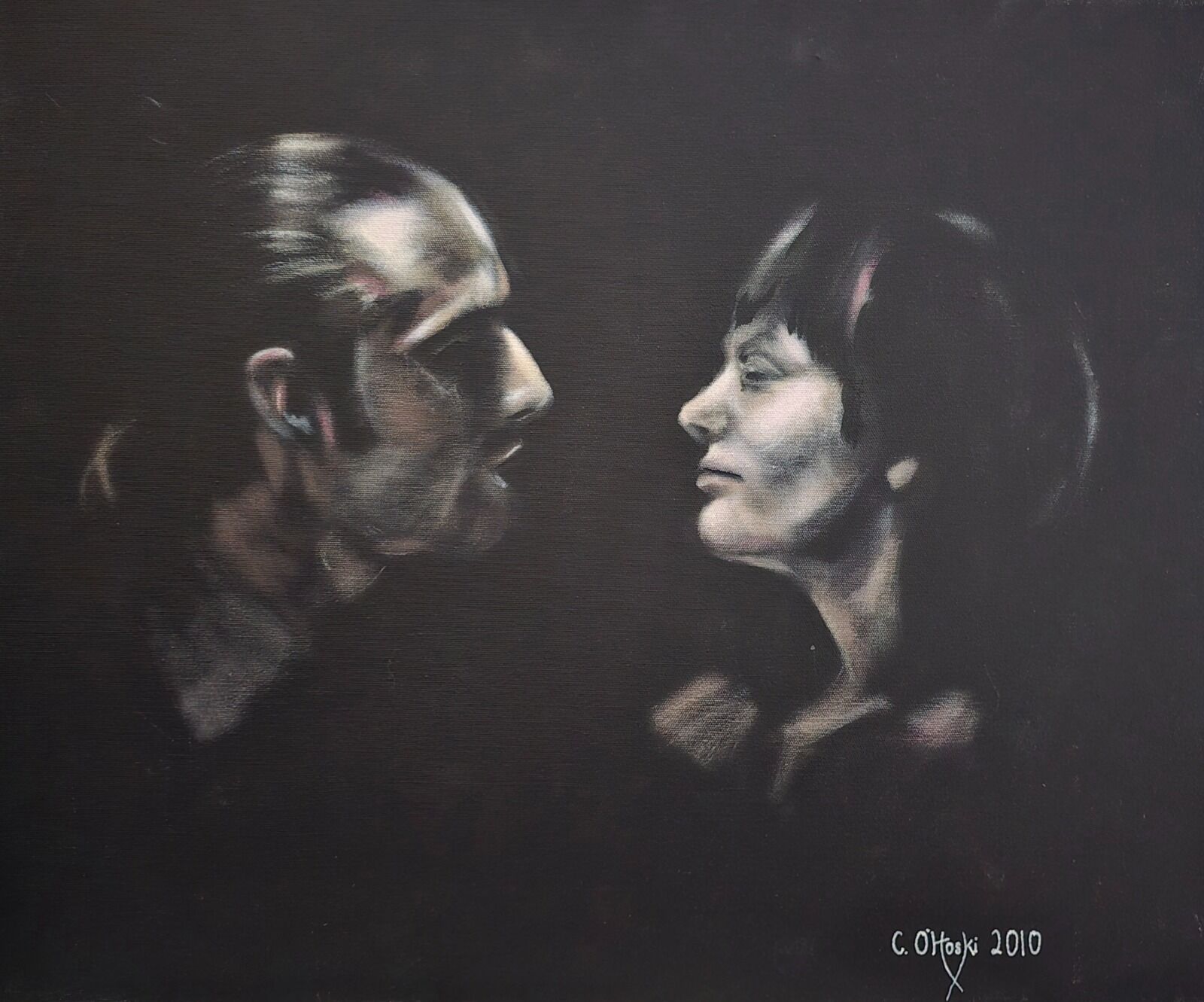 Chiarolepsy, 20" X 24", Acrylic on canvas, 2010