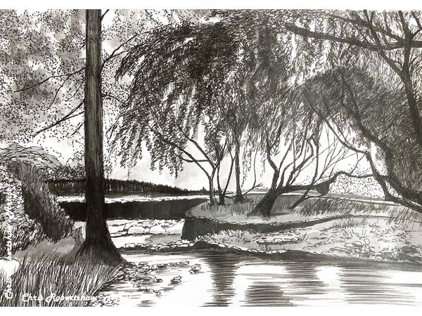 Bodnant Garden, upper lake