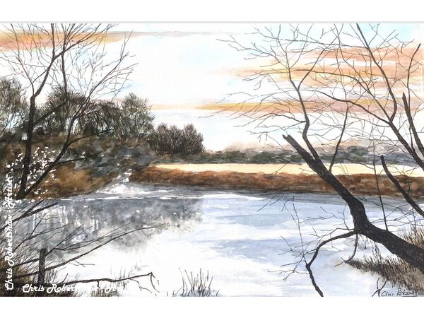 The River Aire at Kirkstall