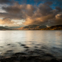 Cuillin from Ord at sunset