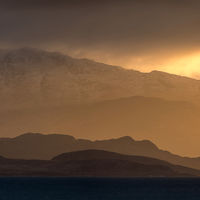 Knoydart hills from Skye