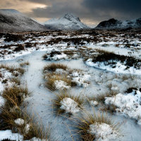 Ice and snow Cuillins
