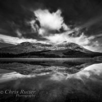 Loch Cill Chriosd mono reflection