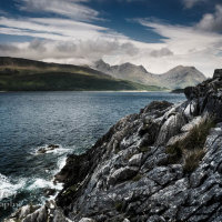 Rock texture Loch Slapin