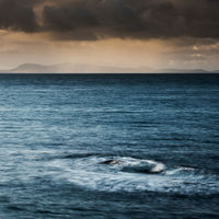 Sea and distant shores