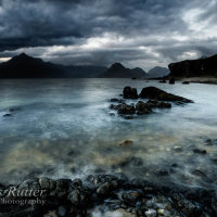 Twilight tones Elgol Skye