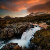 Cuillin winter sunset