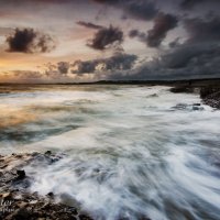 ogmore wales sunset