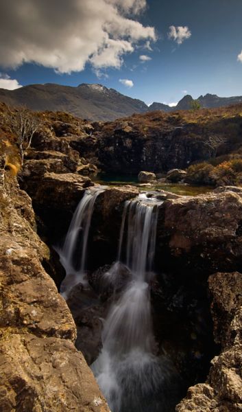 Waterfall, Cuillin Hills, Isle of Skye