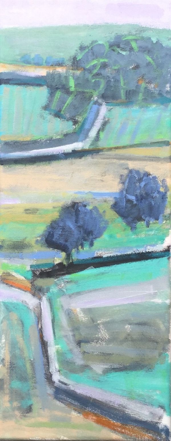 View to the Top. 50x20cms. 20x8inches