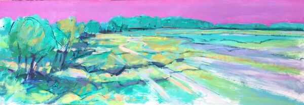 The Field with Amethyst Sky.