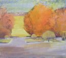 The Garden as an Historic Document (Wimpole Hall). Oil on canvas