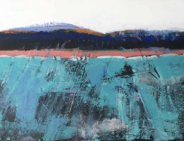 Looking Toward the Pink. Framed £135 Unframed £120 +free postage UK