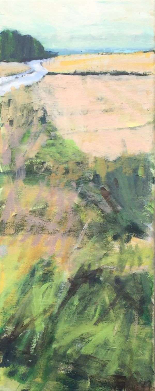 The Yellow Field. 50x20cms/20x8ins