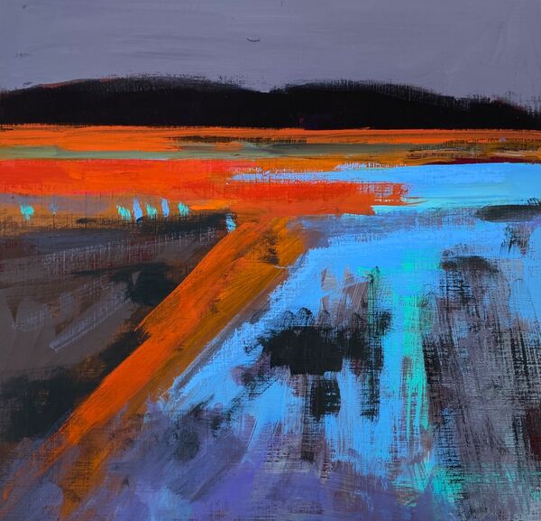 Orange -ABSTRACT landscape series