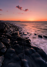 Sundown at Kilve seascape