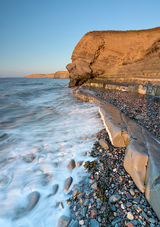 Kilve Beach Lines landscape