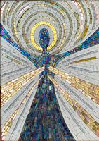 Christian Art Christ is the Light mosaic by Sue Kershaw