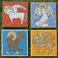 Christian Art mosaic commission Woodlands Methodist Church Harrogate Sue Kershaw