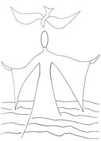 Christian Art Baptism by Sue Kershaw