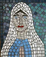 A Christian mosaic commission for a school created by Mosaic Artist, Sue Kershaw