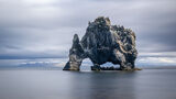 3rd Place Prints Hvi´tserkur Sea Stack by Gary Charnock