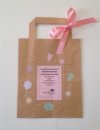 Hand decorated gift bag. This is free and will be included with each scarf order.