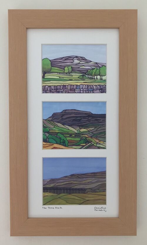 The Three Peaks - black outline (2)