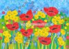Big poppy, little poppy. Picture size 16" x 12" (approx).