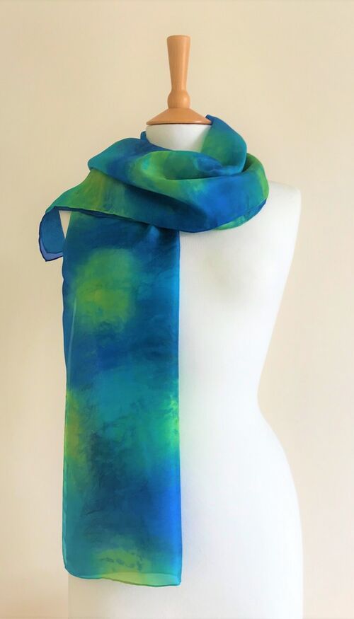 Pacific - Limoges blue, navy, turquoise, green
