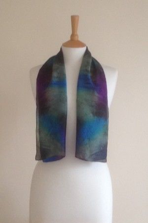 Ocean - Royal blue, purple, dark green and black