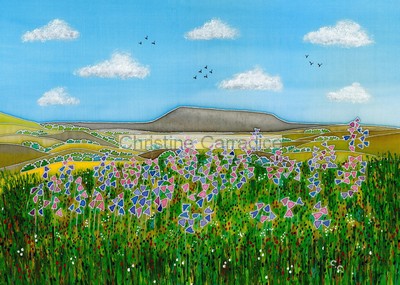 Pendle Hill. Picture size 13" x 9" (approx).