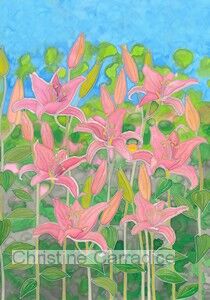 Pink Lilies