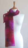 Toffee - Fuchsia pink, purple, brown, cognac