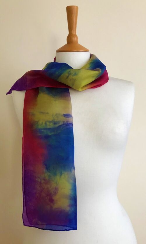 Pansy - Rose, violet, cornflower blue, gold, mauve