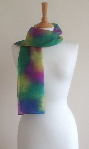 Summer Garden - Royal blue, purple, gold, dark green