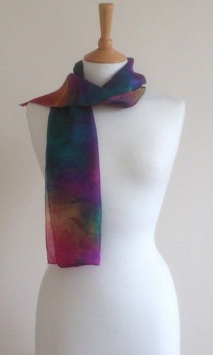 Tropicana - Fuchsia pink, purple, orange, emerald