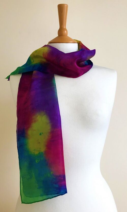 Tutti Frutti - Fuchsia pink, violet, blue, green, yellow