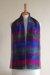 Seashore 2 - Fuchsia, purple, cyan and dark green