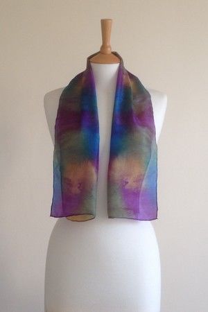 Summer Garden 1 - Royal blue, purple, gold and dark green