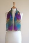 Summer Garden 2 - Royal blue, purple, gold and dark green